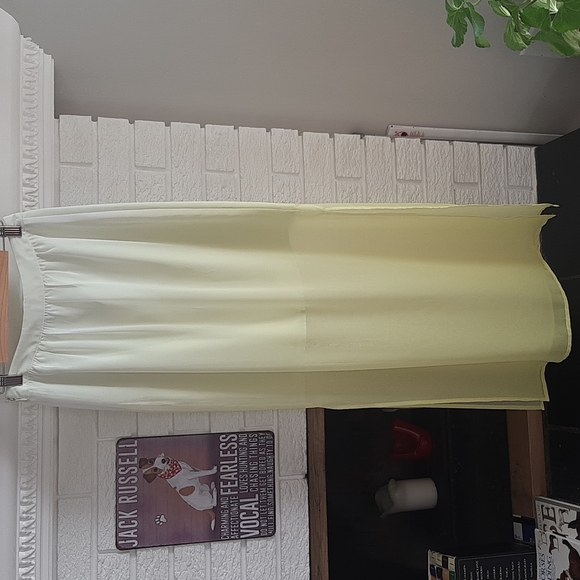 Women's Chic by Jacob Maxi Bright Yellow Ombre Fairy Skirt Size 00 - Picture 6 of 12